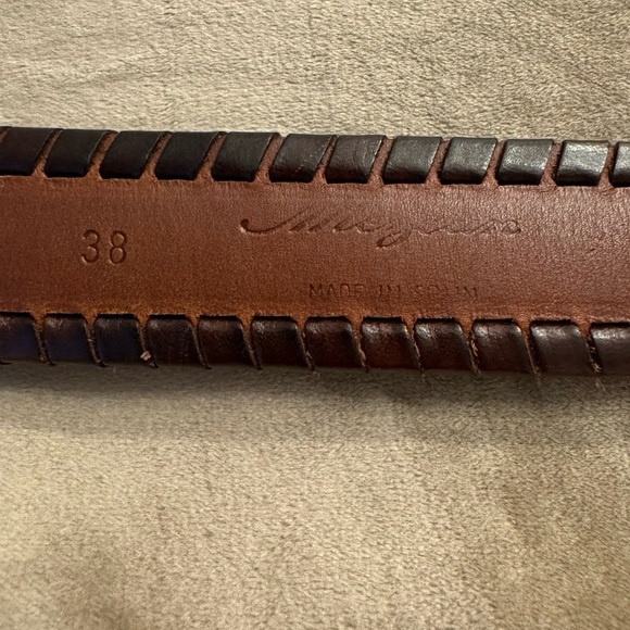 EUC! Mezlan Leather Belt Made in Spain, sz 38 - Picture 13 of 13